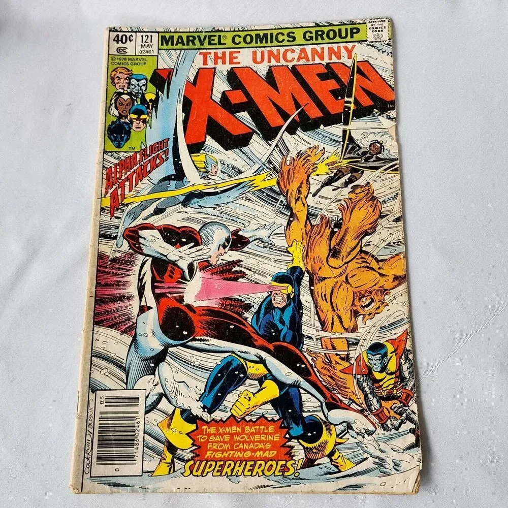 X-Men #121 Marvel Comics 1979 1st Full Appear Team Alpha Flight Banshee‎ Cyclops